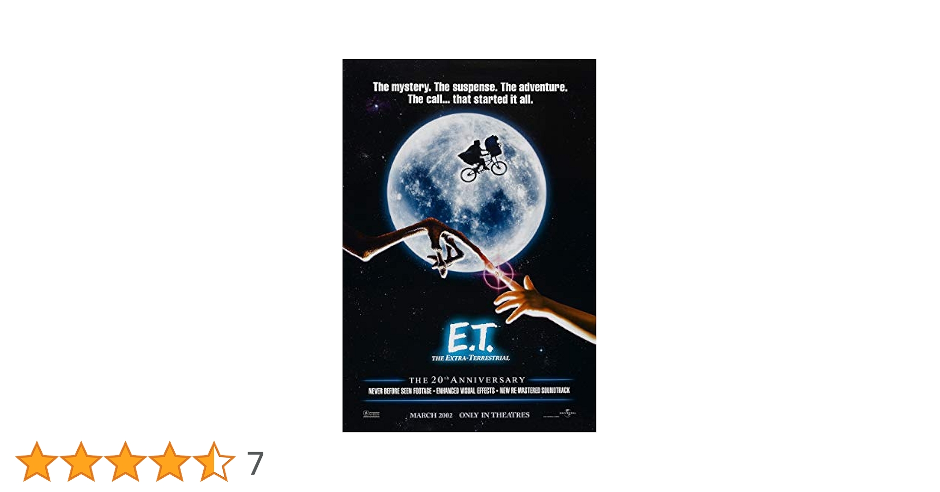 【額縁付き】E.T. the Extra-Terrestrial A2 ポスター Amazon.co.jp: E。T。The Extra Terrestrial映画ポスター2 Sided